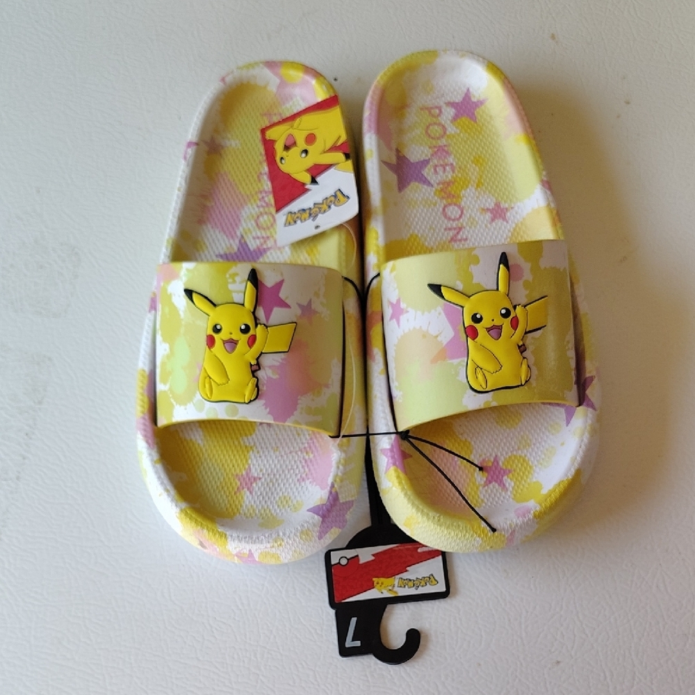 Pokemon Pikachu Yellow Slippers